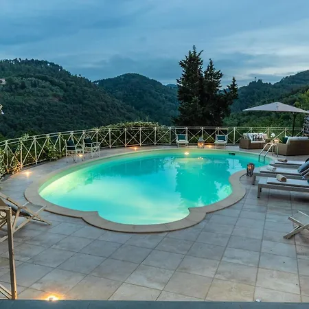别墅 Casolare Dei Colli, Panoramic Private Pool, Lavish Interiors And A Gourmet Kitchen 卡麦奥雷