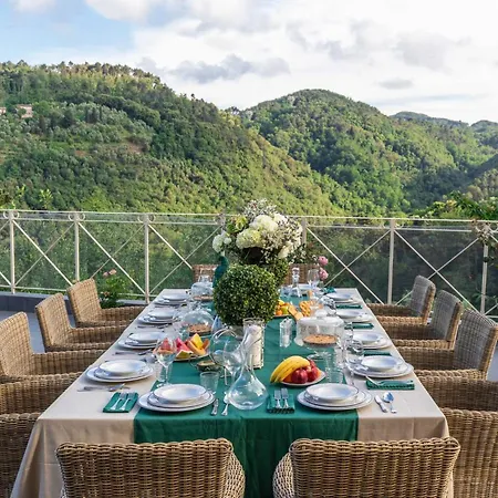 别墅 Casolare Dei Colli, Panoramic Private Pool, Lavish Interiors And A Gourmet Kitchen 卡麦奥雷
